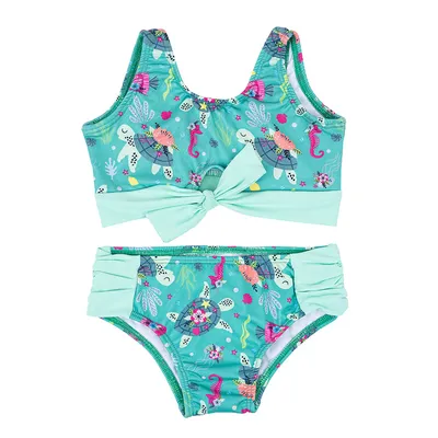 Biquíni Infantil Everly Estampa Tartarugas Biquíni Infantil Everly Estampa Tartarugas