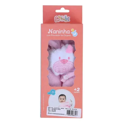 Naninha Blublim Lisa Com Pelúcia E Prendedor de Chupeta Naninha Blublim Lisa Com Pelúcia E Prendedor de Chupeta